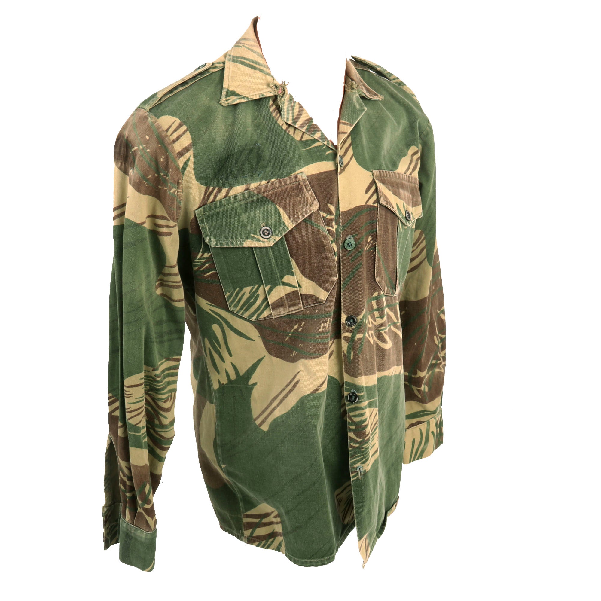 Original Rhodesian Bush War Brushstroke Camouflage Pattern Jacket ...