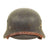 Original German WWII M40 Single Decal Luftwaffe Helmet with 1942 Dated Size 57 Liner & Chinstrap - Q64 Original Items