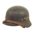 Original German WWII M40 Single Decal Luftwaffe Helmet with 1942 Dated Size 57 Liner & Chinstrap - Q64 Original Items