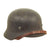 Original German WWII M40 Single Decal Luftwaffe Helmet with 1942 Dated Size 57 Liner & Chinstrap - Q64 Original Items