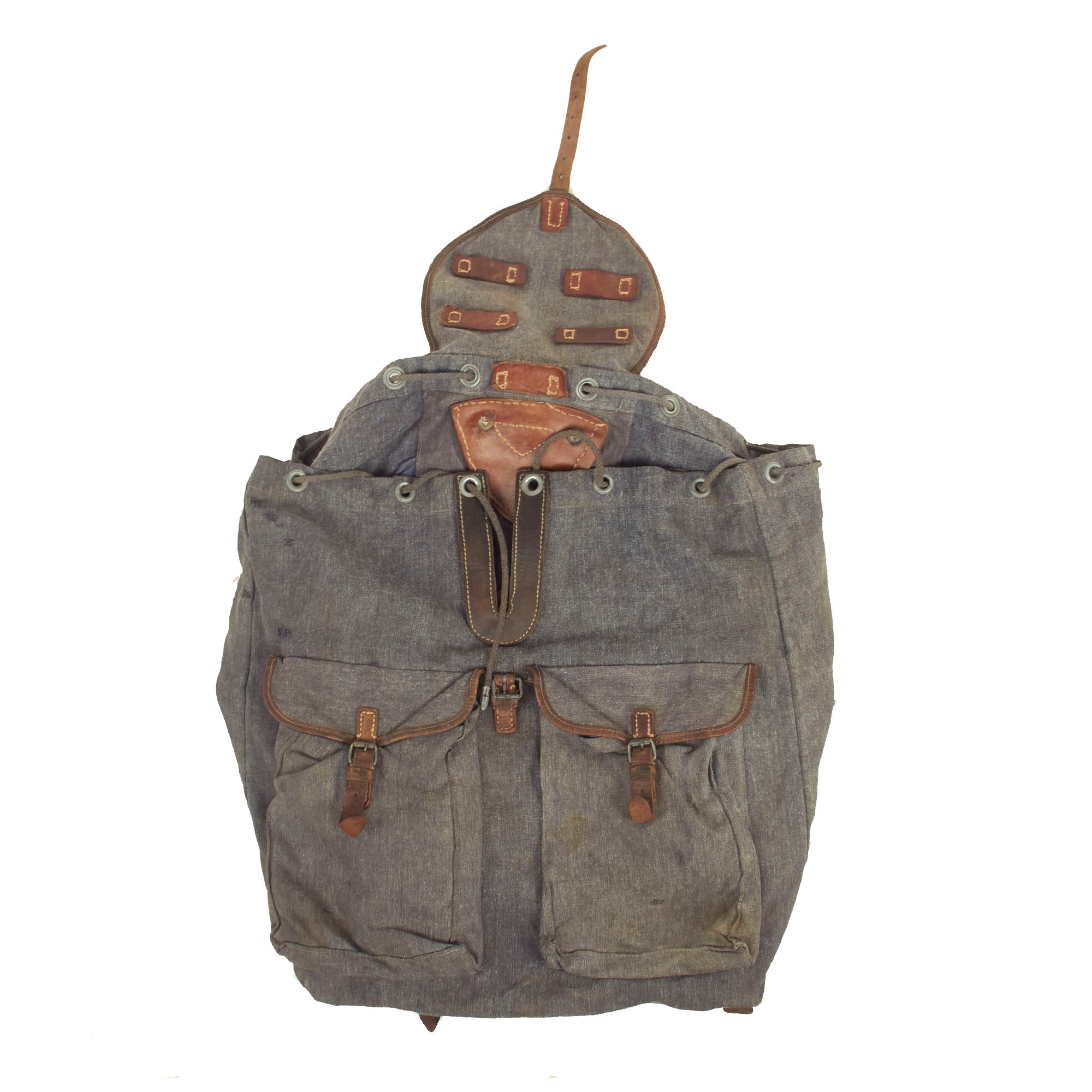 M41 Rucksack Original German WWII M41 Luftwaffe Blue Tornister Backpack by Bieck ...