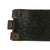 Original German WWII Army Heer EM/NCO Black Leather Belt with Pebbled Aluminum Dress Buckle Original Items