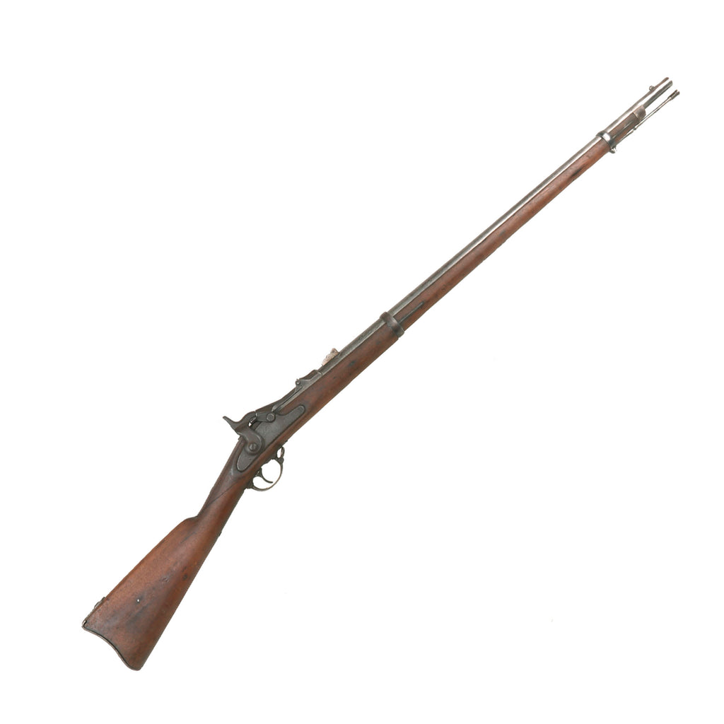 Original U.S. Civil War Springfield M-1863 Rifle Converted to M-1870 Trapdoor Rifle using ALLIN System in 1870 - 36 Gauge Smoothbored for Riot Control Use Original Items