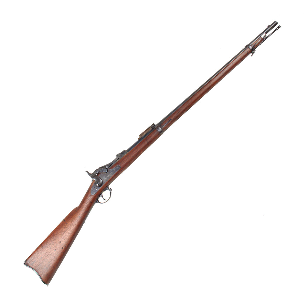 Original U.S. Springfield Trapdoor Model 1884 Rifle with Early Cleaning Rod Made in 1887 - Serial 376963 Original Items