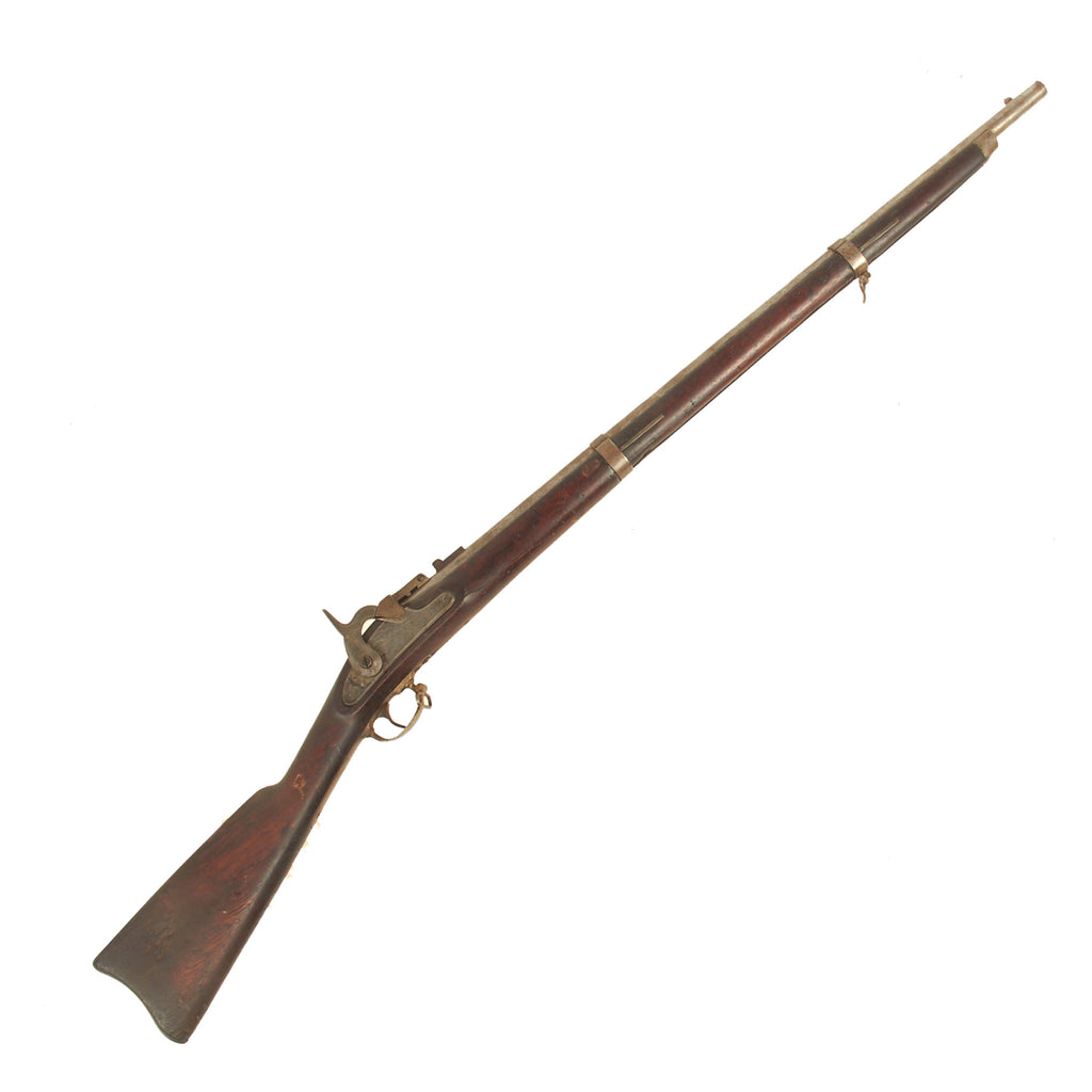 Original U.S. Civil War Springfield M1861 Converted to Miller Breechloading Short Rifle in "As Found" Condition - dated 1864 Original Items