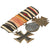 Original Imperial German WWI Era Medal Bar with EKII and Kingdom of Württemberg Long Service Medal - 3 Awards Original Items