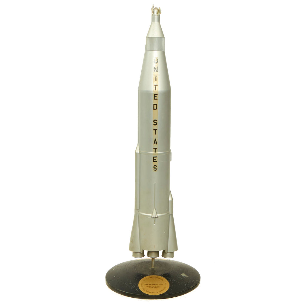 Original U.S. Cold War Space Race Era Mercury-Atlas Subprogram Model by Topping Inc From The First Human Spaceflight Program Original Items
