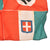 Original WWII Axis Powers German and Italian Friendship Flag with NSDAP and House of Savoy Designs, 12 1/4" x 13"