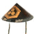 Original Japanese Edo Period 19th Century Samurai Jingasa Helmet with Family Crest and Shinobi-no-o Original Items