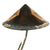 Original Japanese Edo Period 19th Century Samurai Jingasa Helmet with Family Crest and Shinobi-no-o Original Items