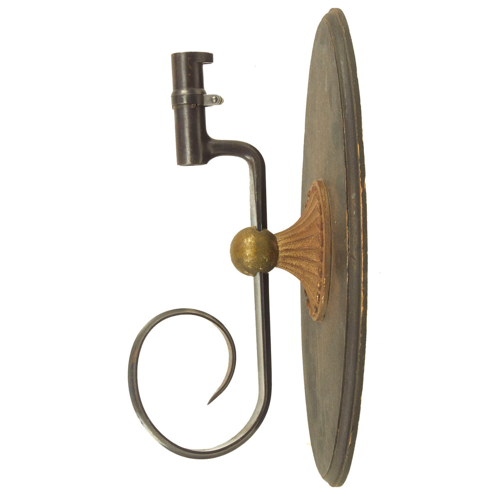Original U.S. Springfield Trapdoor M1873 Rifle Socket Bayonet Repurposed As a Sconce by Bannerman’s Original Items