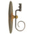 Original U.S. Springfield Trapdoor M1873 Rifle Socket Bayonet Repurposed As a Sconce by Bannerman’s Original Items