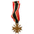 Original German WWII War Merit Cross 2nd Class with Swords and Named Award Document - KvKII Original Items