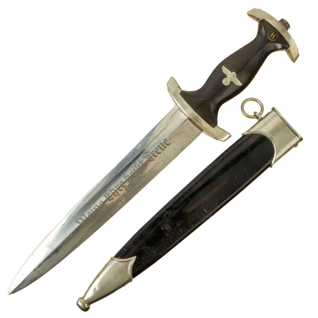 Original German WWII M33 SS Dagger by P.D. Lüneschloss of Solingen