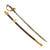 Original U.S. Civil War Model 1850 Army Staff & Field Officer Sword by F. Horster, Solingen with Scabbard Original Items