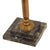 Original German WWII National Socialist State Veteran's Association Flag Pole Finial on Brass & Marble Pedestal - NSRKB Original Items