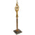 Original German WWII National Socialist State Veteran's Association Flag Pole Finial on Brass & Marble Pedestal - NSRKB Original Items