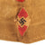 Original German WWII HJ 58cm Summer Overseas Cap with Red Piping & A H School Stamp - HJ Sommer Mütze Original Items