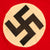 Original German WWII NSDAP National Socialist Party Podium Banner with Hanger Rod & Tassel Rope - 43" x 29" Original Items