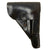 Original German WWII Walther P38 Black Leather Softshell Holster by Moritz Stecher - Dated 1944 Original Items