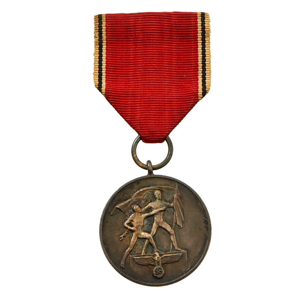 Original German WWII Austrian Anschluss Commemorative Medal - March 1938 Original Items