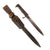 Original Imperial German WWI Kurzes Extraseitengewehr M1898 Dress Bayonet by Carl Eickhorn with Broken Leather Frog and Scabbard