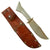 Original U.S. WWII Murphy Style Theater Made Cast Aluminum Handle Fighting Knife With Hamley & Co (Saddleworks) Leather Sheath Original Items