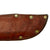 Original U.S. WWII Murphy Style Theater Made Cast Aluminum Handle Fighting Knife With Hamley & Co (Saddleworks) Leather Sheath Original Items