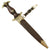 Original German Early WWII SA Dagger by Tigerwerk Lauterjung & Co. of Solingen with Scabbard & Belt Hanger Original Items