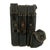 Original German WWII  Left Side MP 40 Blue Blended Webbing Triple Magazine Pouch by Rahm & Kampmann - dated 1941 Original Items