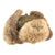 Original German WWII 1943 Dated Eastern Front Rabbit Fur Pelzmütze Winter Hat with Attached Panzer Skull - Size 61 Original Items