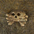 Original German WWII 1943 Dated Eastern Front Rabbit Fur Pelzmütze Winter Hat with Attached Panzer Skull - Size 61 Original Items