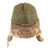 Original German WWII 1943 Dated Eastern Front Rabbit Fur Pelzmütze Winter Hat with Attached Panzer Skull - Size 61 Original Items