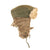 Original German WWII 1943 Dated Eastern Front Rabbit Fur Pelzmütze Winter Hat with Attached Panzer Skull - Size 61 Original Items