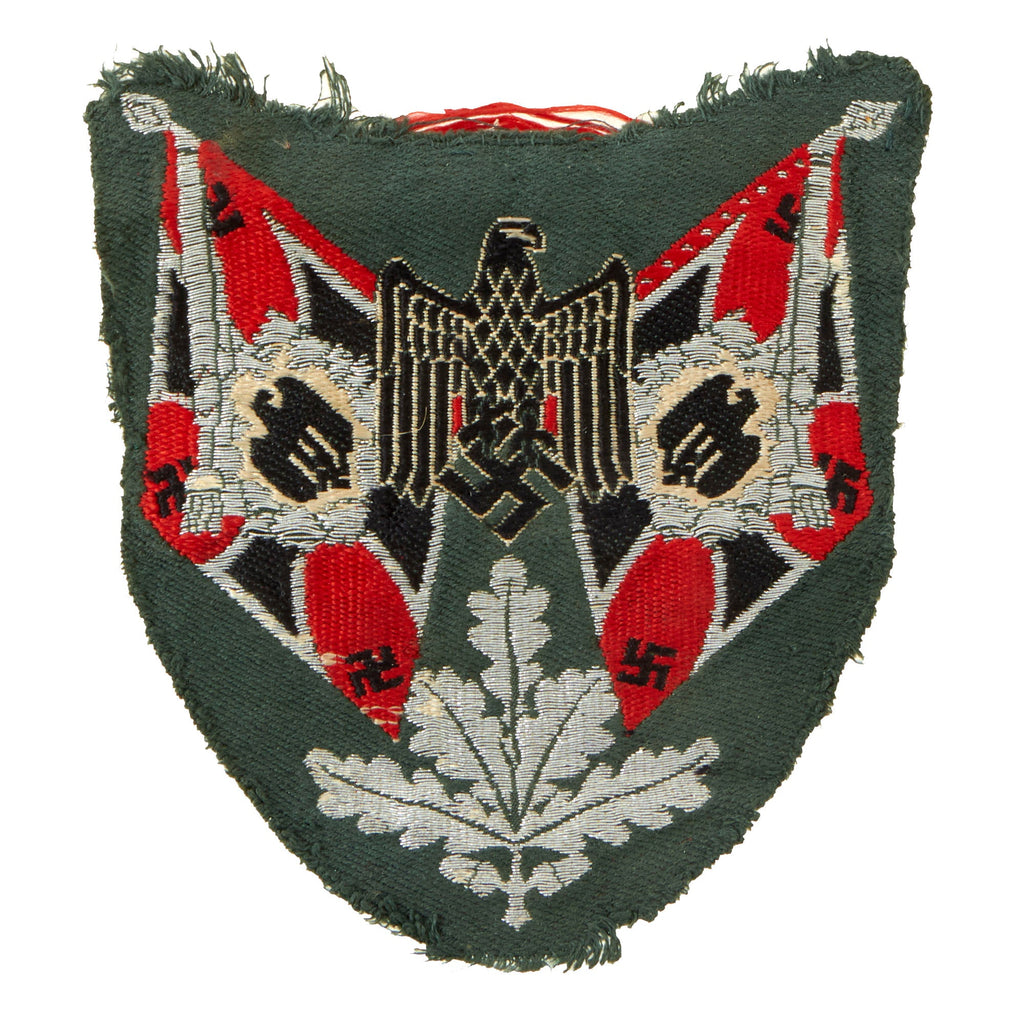 Original German WWII Heer Army Artillery Standard Bearer Sleeve Patch - Uniform Cutoff Original Items