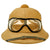 Original German WWII 1941 Dated First Model DAK Afrikakorps Sun Helmet by ORL with Eye Shields - size 57 Original Items