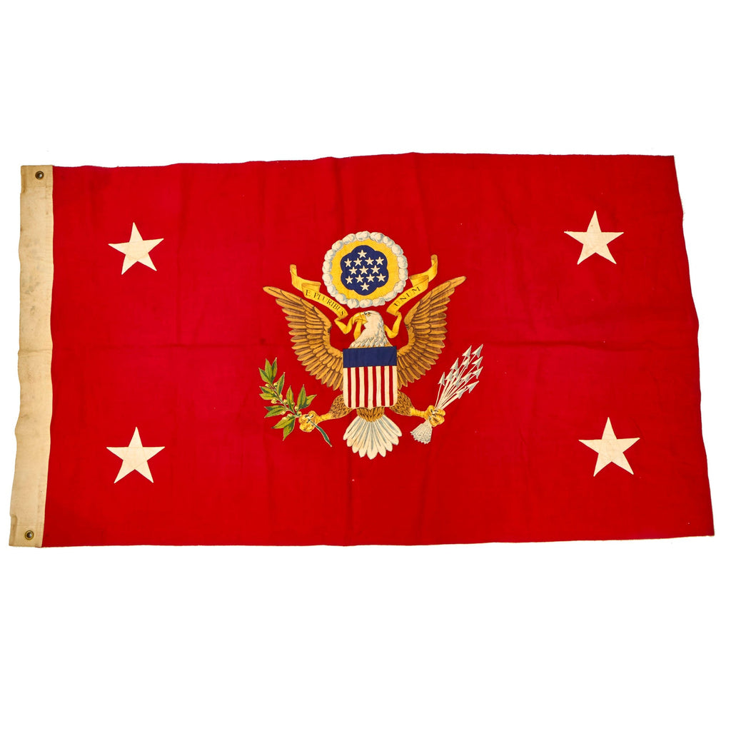 Original U.S. WWII Era Secretary of War ( Henry L. Stimson ) Field and Boat Flag - 3’ x 4’ 9” Original Items