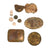 Original U.S. Civil War Lot of Relic Belt Buckles, Buttons, & Bullets Ground Dug at Chattanooga, Virginia, & Baton Rouge - 10 Pieces Total Original Items