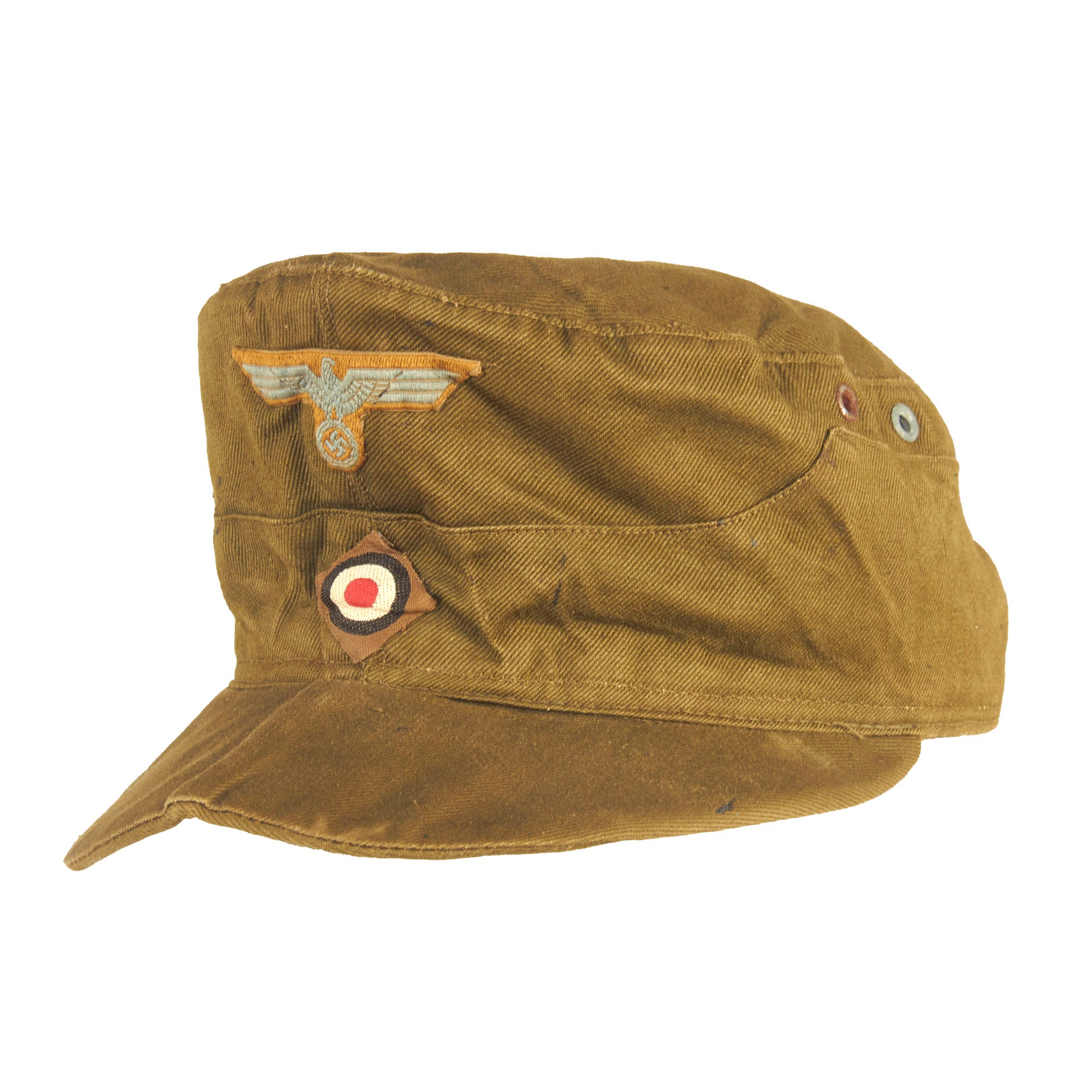 Field Cap Original German WWII Deutsches Afrika Korps DAK M43 Field Cap by Wolbe ...