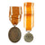 Original German WWI - WWII Award, Insignia, and Tinnie Grouping with Eastern Medal, Coastal Artillery Badge, and More - 15 Items Original Items