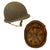 Original U.S. WWII 1943 Schlueter M1 Fixed Bale Helmet with St. Clair Low-Pressure Liner - Complete Original Items