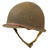 Original U.S. WWII 1943 Schlueter M1 Fixed Bale Helmet with St. Clair Low-Pressure Liner - Complete Original Items