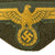 Original German WWII Kriegsmarine Navy Field Gray BeVo Breast Eagle Insignia - Uniform Cut Out Original Items