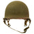 Original WWII U.S. Late War Produced M-1C Paratrooper Helmet With Westinghouse Jump Liner Original Items