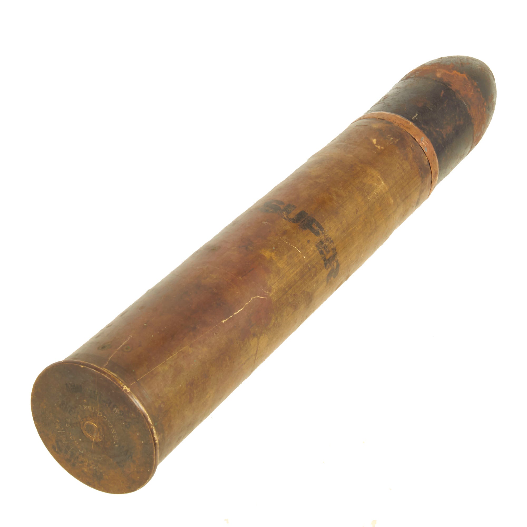 Original U.S. WWII Sherman Tank Gun 75mm M72 Armor Piercing Inert Roun ...