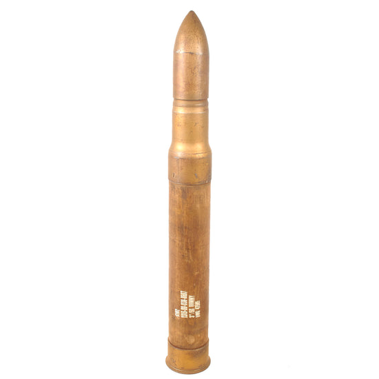 Original U.S. Korean War Era Inert 3” / 50 Dummy Wooden Training Round Original Items