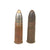 Original French & U.S. Artillery Shell Lot - Inert 37mm Rounds As Used With The Infantry Gun Model 1917 - 6 Rounds Total Original Items
