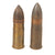 Original French & U.S. Artillery Shell Lot - Inert 37mm Rounds As Used With The Infantry Gun Model 1917 - 6 Rounds Total Original Items