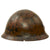 Original Japanese WWII Type 90 Army Helmet with Intact Star & Possible Shrapnel Damage - No Liner or Chinstrap - Tetsubo Original Items