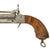 Original U.S. Civil War Era Belgian 10mm Pinfire Double Barrel Pistol with Folding Bayonet Circa 1855 - Non-Functional Original Items